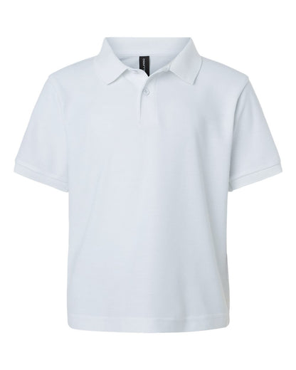 AllPro Youth Pique Polo 62800Y #color_White