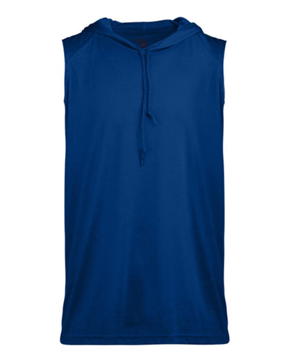 Badger Men's B-Core Sleeveless Hooded T-Shirt 4108 #color_Royal