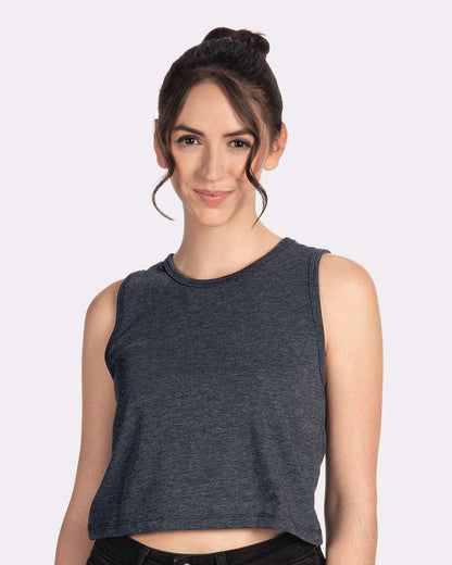 Next Level Women's Festival Crop Tank 5083 #colormdl_Charcoal