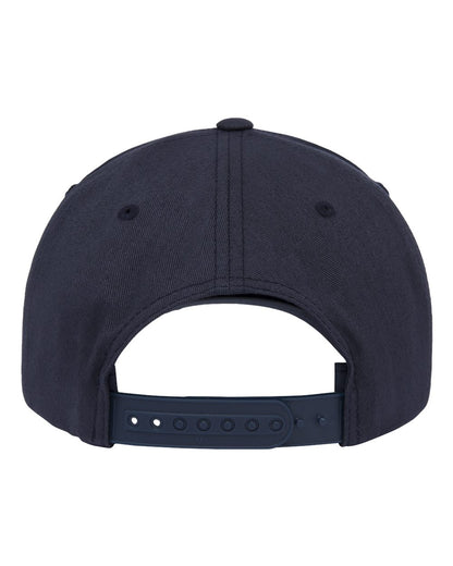 YP Classics Retro Cotton Blend Trucker Snapback Cap 5079 #color_Navy