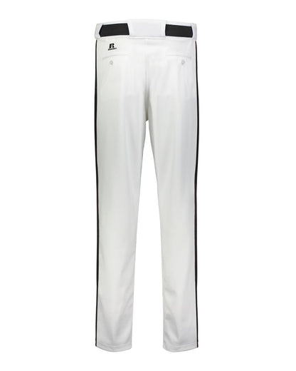 Russell Athletic Youth Piped Change-Up Baseball Pants R14DBB #color_White/ Black