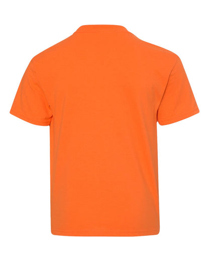 Fruit of the Loom HD Cotton Youth Short Sleeve T-Shirt 3930BR #color_Safety Orange