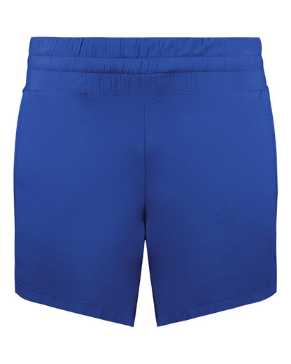 Holloway Women's Eco Revive™ Ventura Soft Knit Shorts 223704 #color_Royal