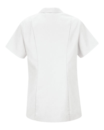 Red Kap Women's Zip Front Smock KP43 #color_White