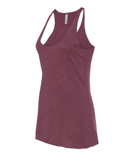 BELLA + CANVAS Women's Triblend Racerback Tank 8430 #color_Maroon Triblend