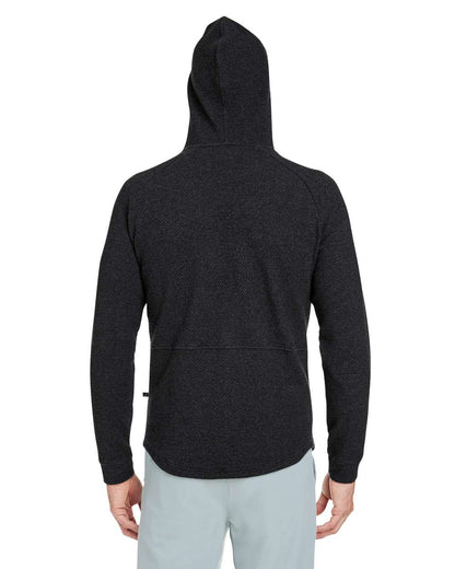 Swannies Unisex Camden Hooded Pullover SWC100 #colormdl_Black/ Heather