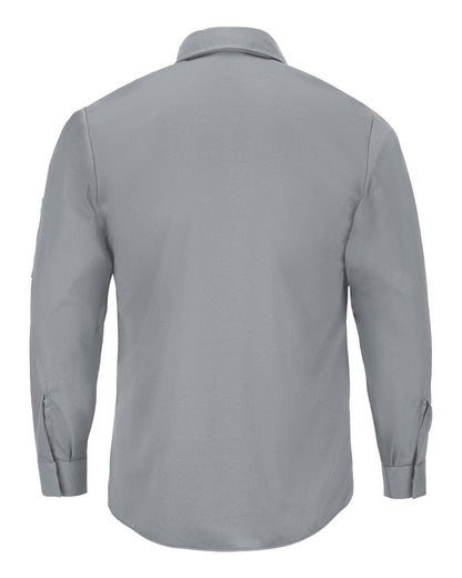 Red Kap Men's Pro Airflow Long Sleeve Work Shirt SP3A #color_Grey
