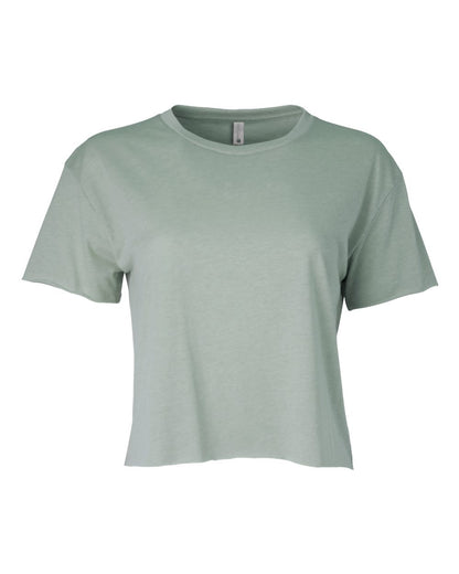 Next Level Women's Festival Crop Top 5080 #color_Stonewash Green