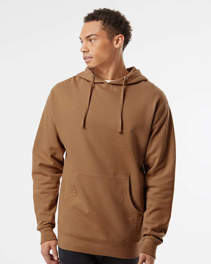 Independent Trading Co. Unisex Midweight Hooded Sweatshirt SS4500 #colormdl_Saddle