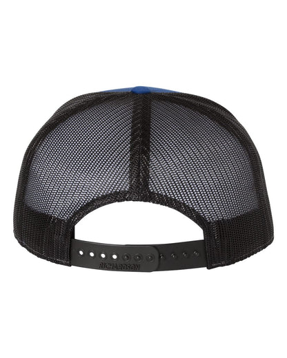Richardson Seven-Panel Trucker Cap 168 #color_Royal/ Black