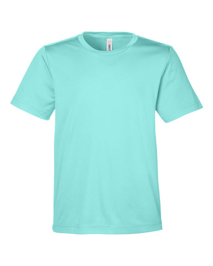 CORE365 Youth Capital Performance T-Shirt CE10Y #color_Sea Glass