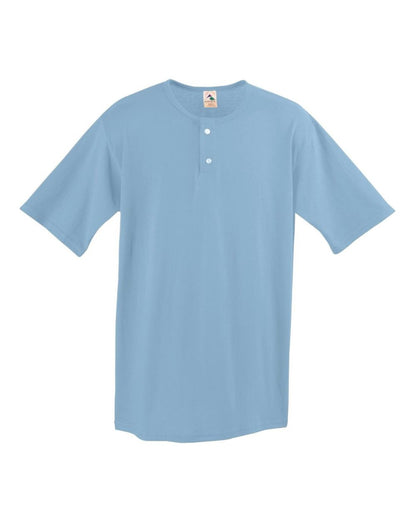 Augusta Sportswear Two-Button Baseball Jersey 580 #color_Light Blue