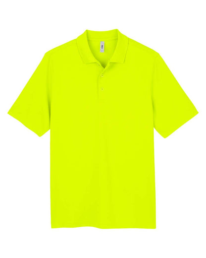 CORE365 Men's Market Snag Protect Mesh Polo CE104 #color_Safety Yellow