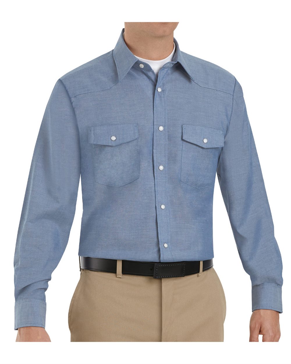 Red Kap Men's Tall Deluxe Western Style Long Sleeve Shirt SC14T