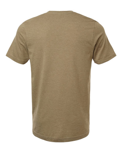 Tultex Combed CVC T-Shirt 602CVC #color_Heather Olive Green