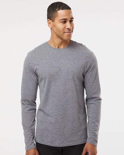 LAT Men's Fine Jersey Long Sleeve Tee 6918 #colormdl_Granite Heather