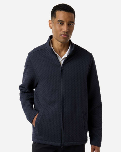 Devon & Jones Men's Berkley Textured Full-Zip Jacket DG740 #colormdl_Navy