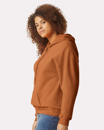Gildan Unisex Softstyle® Midweight Hooded Sweatshirt SF500 #colormdl_Texas Orange