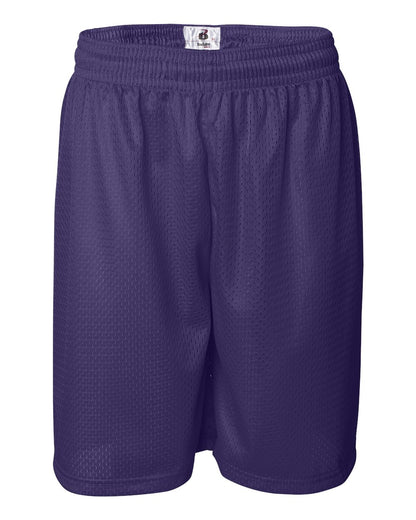 Badger Pro Mesh 9" Shorts 7209 #color_Purple