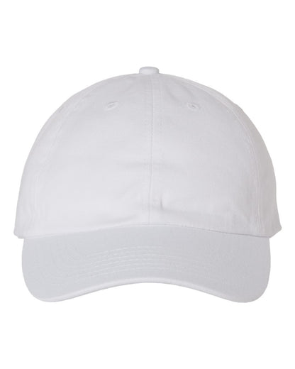 Valucap Bio-Washed Classic Dad Hat VC300A #color_White