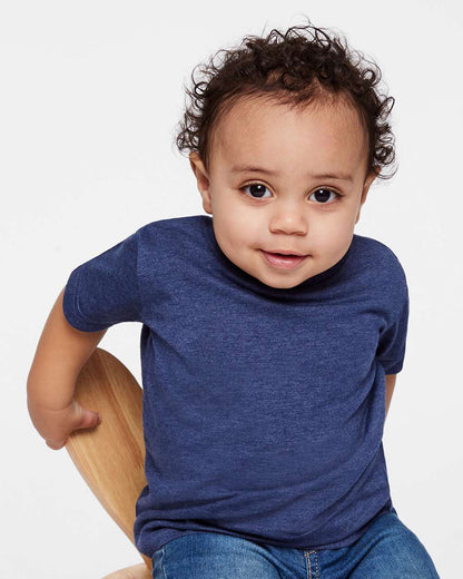 Rabbit Skins Infant Fine Jersey Tee 3322 #colormdl_Vintage True Navy