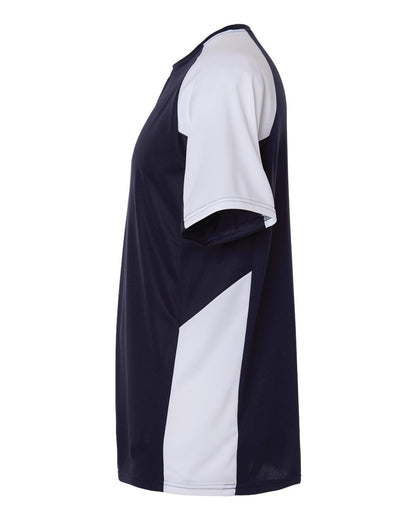 Augusta Sportswear Men's Cutter Jersey 1517 #color_Navy/ White