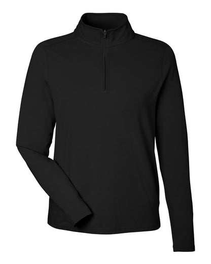 Devon & Jones Women's Raleigh Stretch Quarter-Zip Pullover DG425W #color_Black