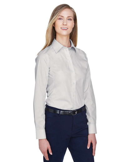 Devon & Jones Women's Crown Collection® Broadcloth Woven Dress Shirt D620W #colormdl_Silver