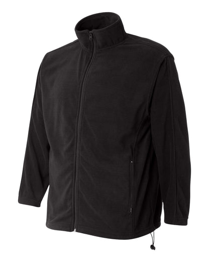Sierra Pacific Men's Microfleece Full-Zip Jacket 3301 #color_Onyx Black