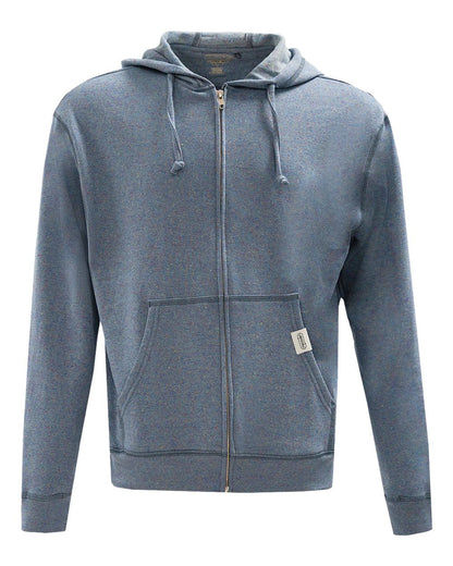 Recover Unisex Full-Zip Hooded Sweatshirt RC1090 #color_Blue Rainbow