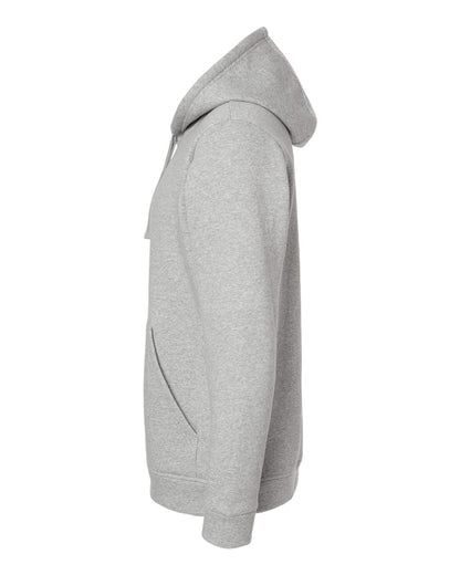 Adidas Unisex Fleece Hooded Sweatshirt A432 #color_Grey Heather