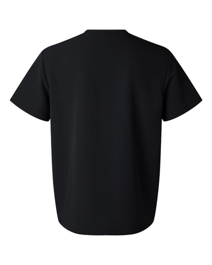 Jaanuu Men's Holmes Everyday 1-Pocket Scrub V-Neck Top M10001 #color_Black