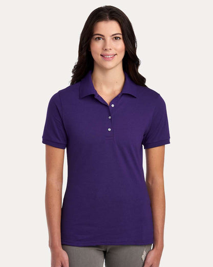 JERZEES Women's Dri-Power® Polo 437F #colormdl_Deep Purple