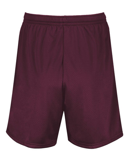 Augusta Sportswear Youth Modified Mesh Shorts 1851 #color_Maroon