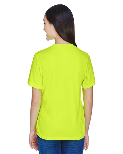 Team 365 Ladies' Zone Performance T-Shirt TT11W #color_SAFETY YELLOW