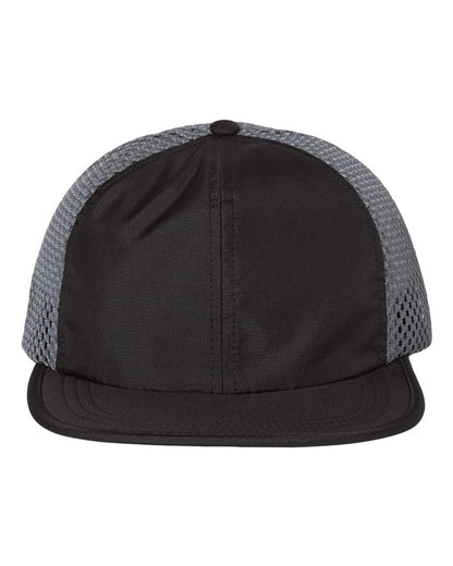 Richardson Rogue Wide Set Mesh Cap 935 #color_Black/ Charcoal