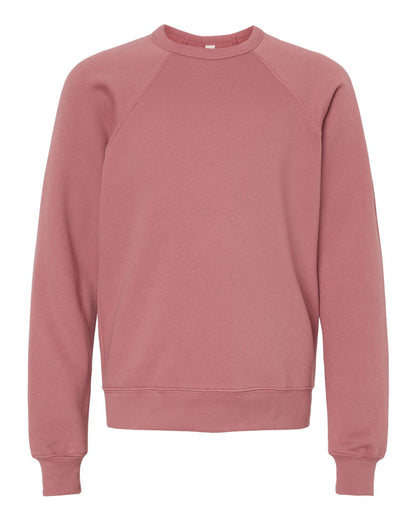 BELLA + CANVAS Youth Sponge Fleece Crewneck Sweatshirt 3901Y #color_Mauve