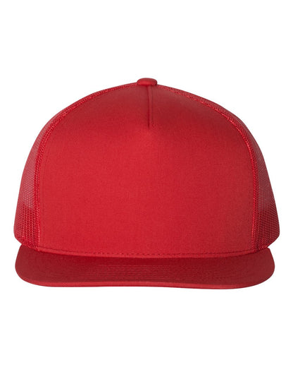 YP Classics Five-Panel Classic Trucker Cap 6006 #color_Red