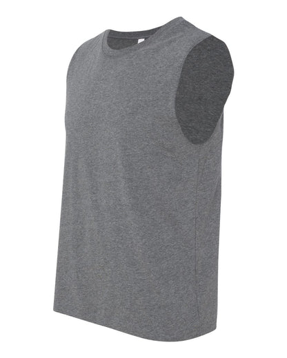 BELLA + CANVAS Jersey Muscle Tank 3483 #color_Deep Heather