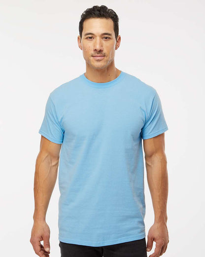 M&O Men's Gold Soft Touch T-Shirt 4800 #colormdl_Light Blue