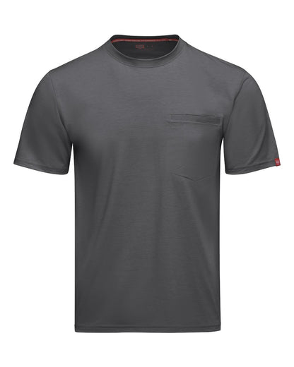 Red Kap Men's Tall Cooling Pocket T-Shirt TKM2T #color_Carbon