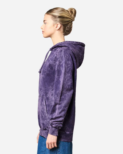 Lane Seven Unisex Vintage Raglan Hooded Sweatshirt LST004 #colormdl_Cloud Purple