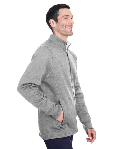 North End Men's Flux 2.0 Full-Zip Jacket NE712 #colormdl_Light Heather/ Carbon