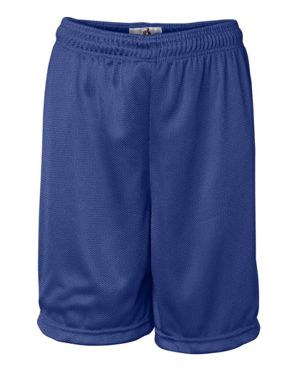 Badger Youth Mini Mesh 6'' Inseam Shorts 2237 #color_Royal