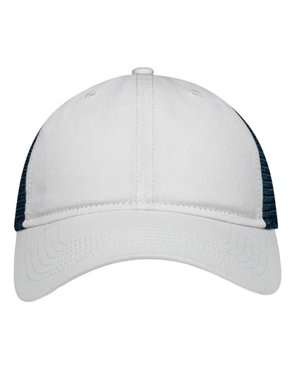 Sportsman Mesh Dad Hat Fit SP1750 #color_White/ Navy