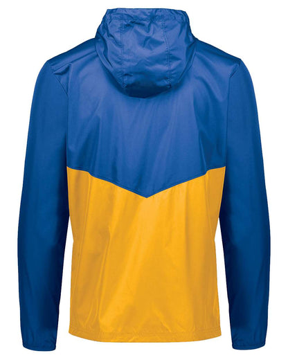 Holloway Men's Packable Quarter-Zip Jacket 229534 #color_Royal/ Gold