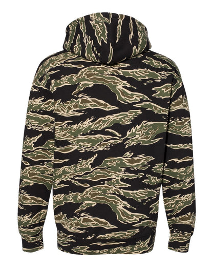 Independent Trading Co. Heavyweight Hooded Sweatshirt IND4000 #color_Tiger Camo