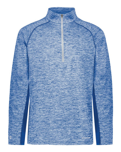 Holloway Men's Electrify CoolCore® Quarter-Zip Pullover 222574 #color_Royal Heather