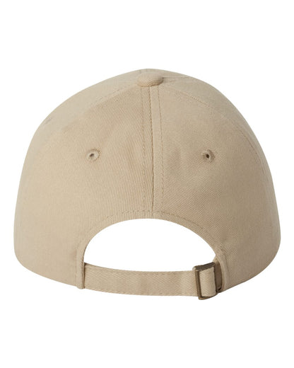 Valucap Heavy Brushed Twill Unstructured Cap 9610 #color_Khaki