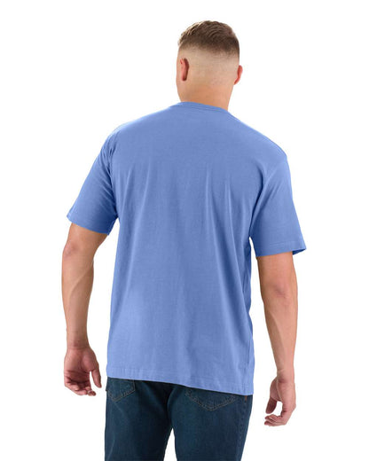 Berne Apparel Men's Tall Heavyweight Pocket T-Shirt BSM16T #colormdl_Royal Blue